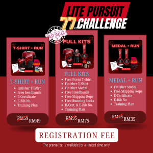 77KM Lite Pursuit Challenge (Medal Pack)
